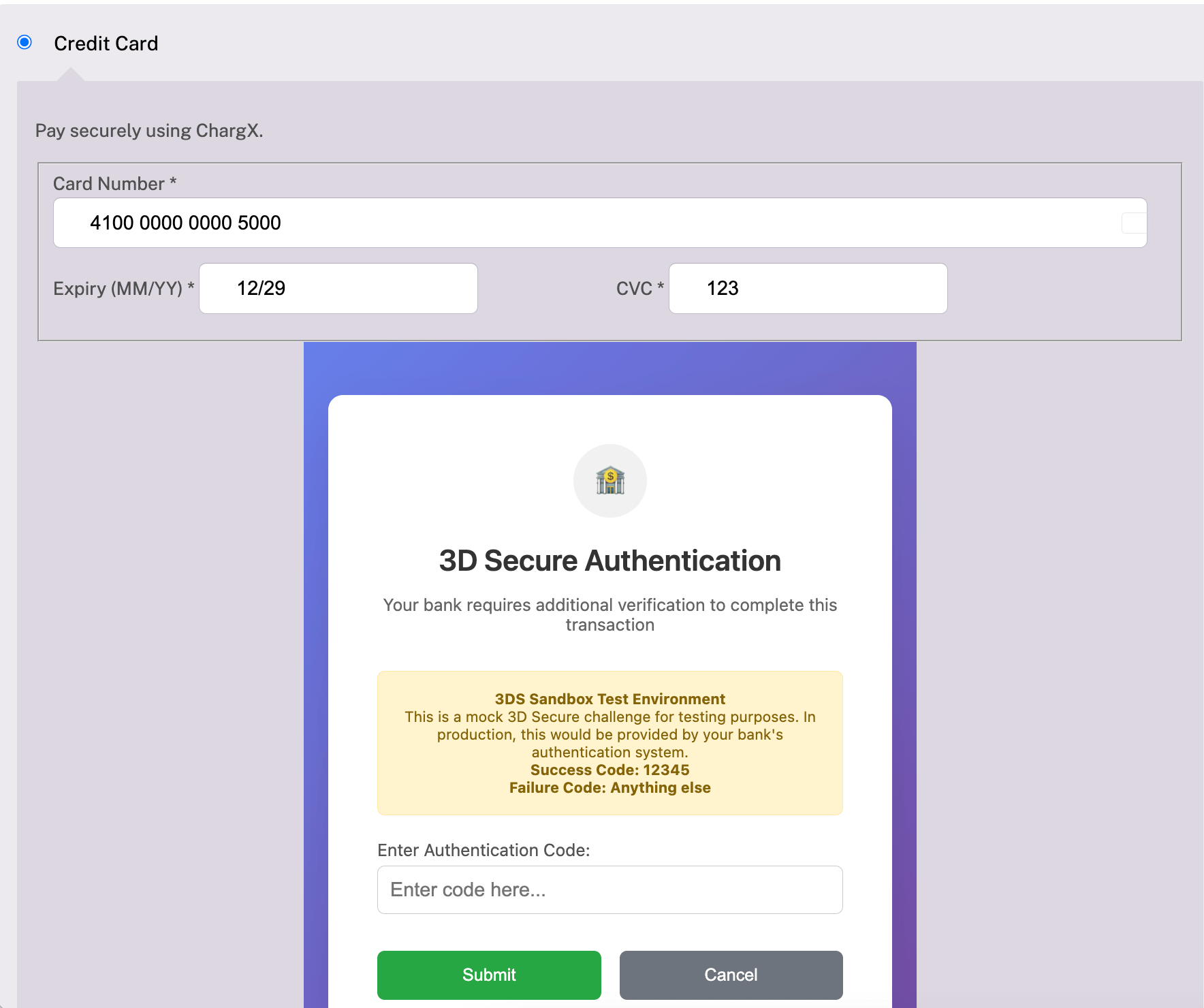 3-D Secure verificationin WooCommerce plugin